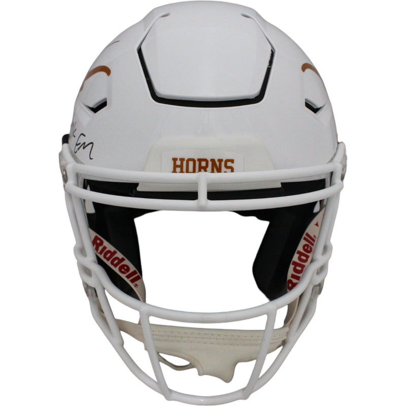 Quinn Ewers Autographed Texas Longhorns Full Size SpeedFlex Helmet