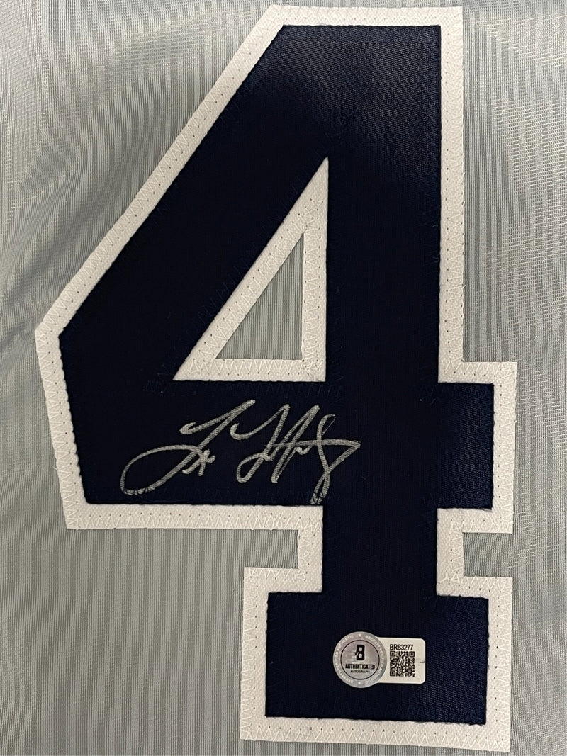 Tino Martinez Signed New York Yankees Custom Jersey (BAS COA)