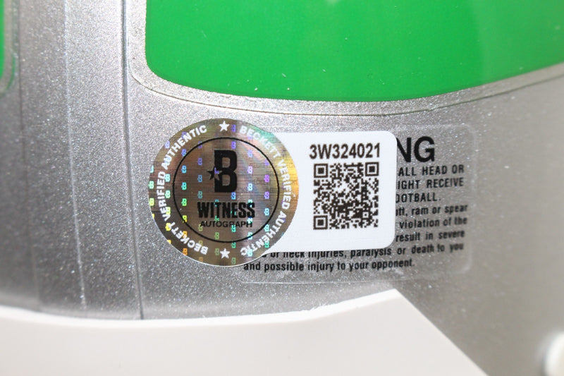 Steve Largent Signed Seattle Seahawks Throwback VSR4 Mini Helmet HOF