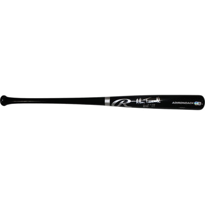 Alan Trammell Autographed Detroit Tigers Black Bat (HOF Inscription)