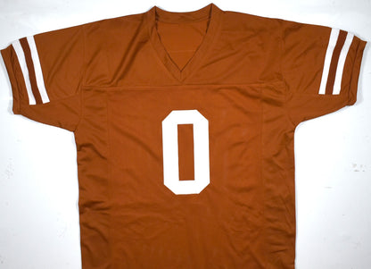 Ja'Tavion Sanders Autographed Orange Custom College Style Jersey