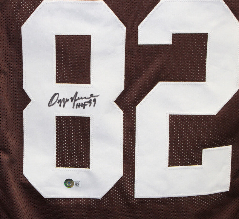 Ozzie Newsome Signed Cleveland Browns Pro Style Jersey (HOF Inscription)