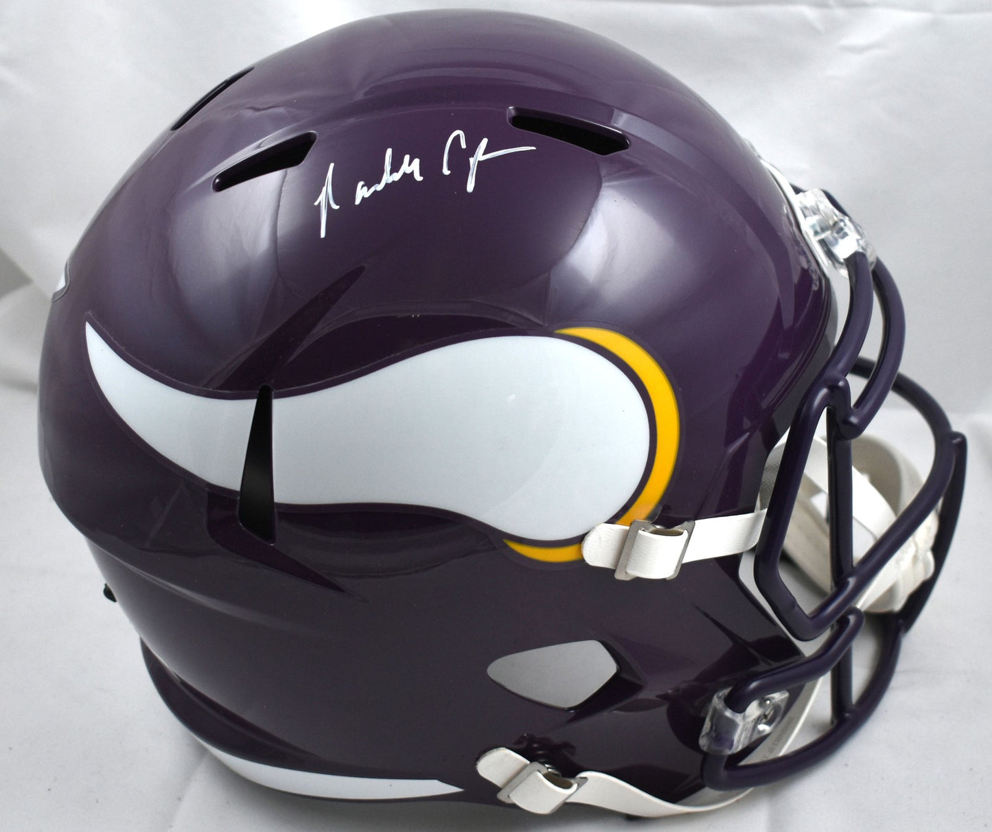 Randall Cunningham Signed Minnesota Vikings Full Size Throwback Helmet