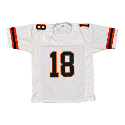 Cooper Barkate Signed Miami Hurricanes White Custom Jersey