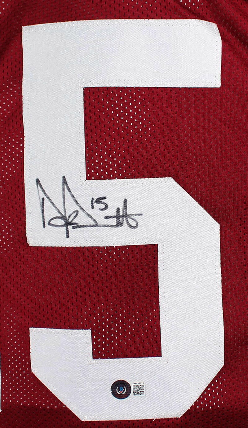 Dak Prescott Autographed Maroon College Style Custom Jersey