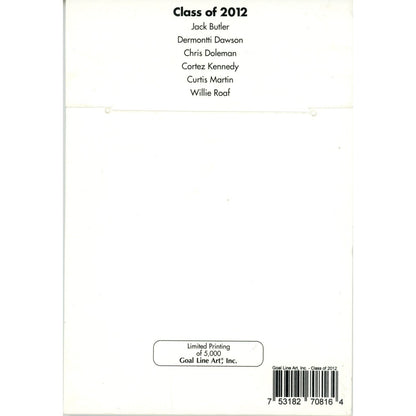2012 Hall of Fame Multi-Signed Goal Line Art Card Set