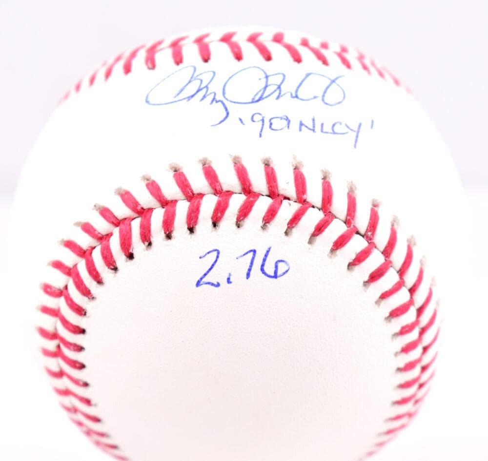 Doug Drabek Autographed Rawlings Official Major League Baseball with 3 Stats