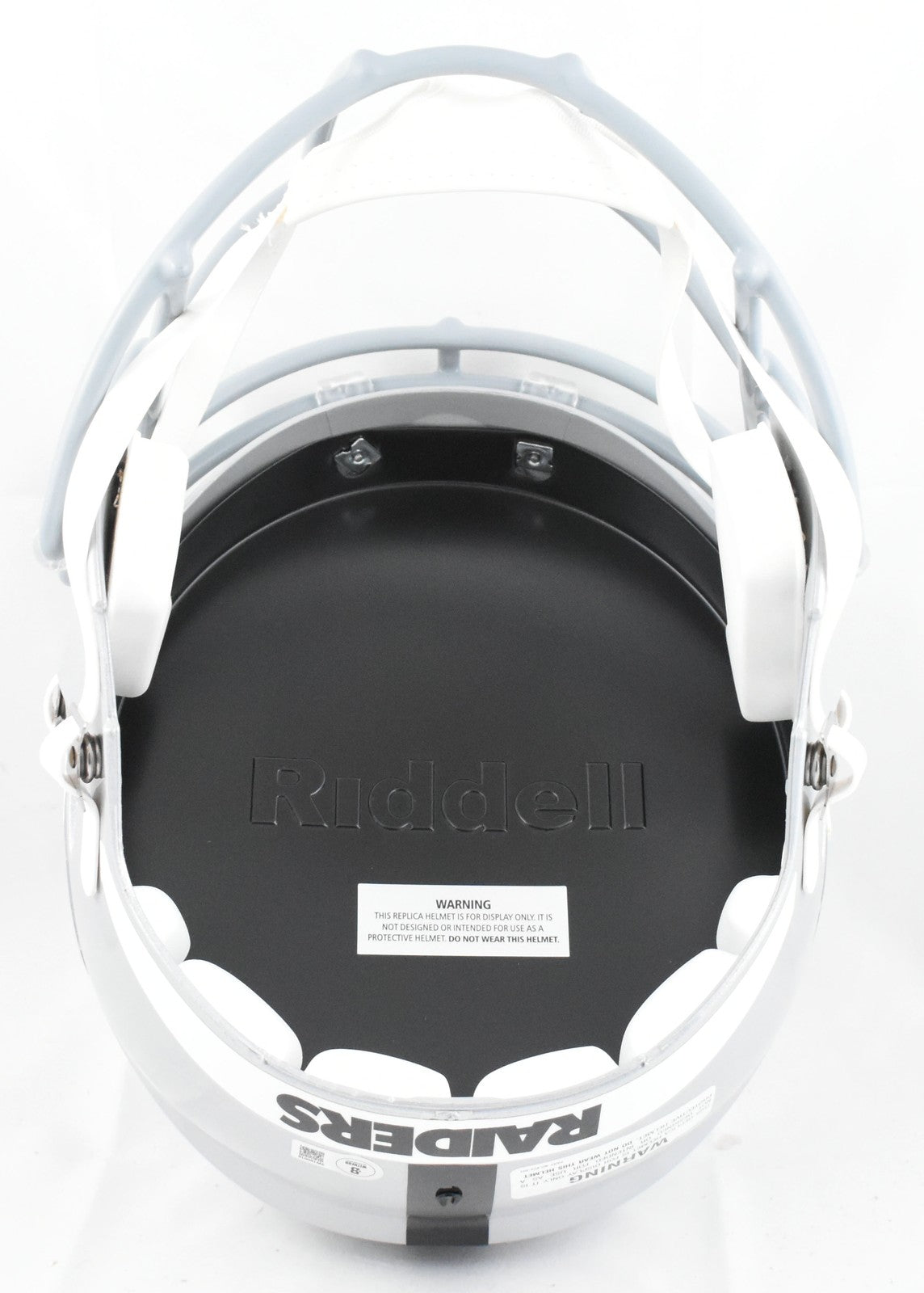 Geno Smith Autographed Las Vegas Raiders Full Size Speed Helmet