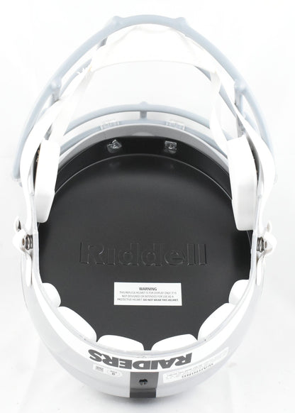 Geno Smith Autographed Las Vegas Raiders Full Size Speed Helmet