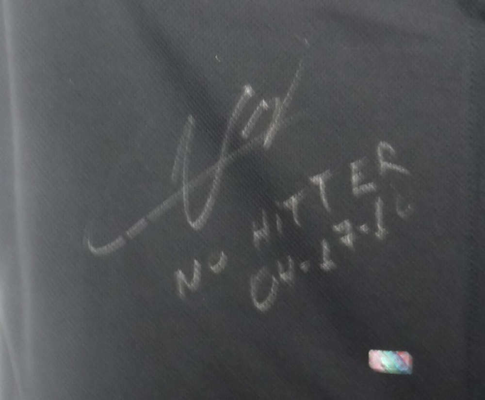 Ubaldo Jimenez Signed Colorado Rockies Authentic No-Hitter Jersey