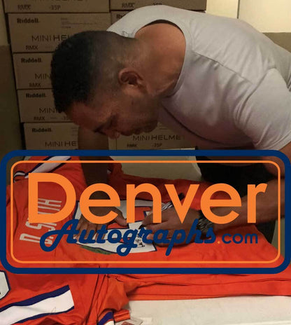 Dennis Smith Denver Broncos Autographed Custom Orange Jersey
