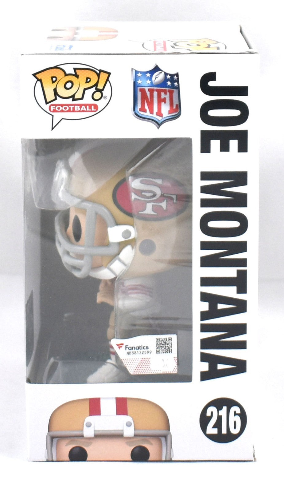 Joe Montana Autographed San Francisco 49ers Funko Pop #216