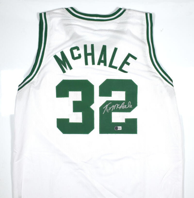 Kevin McHale Signed White Custom Basketball Jersey