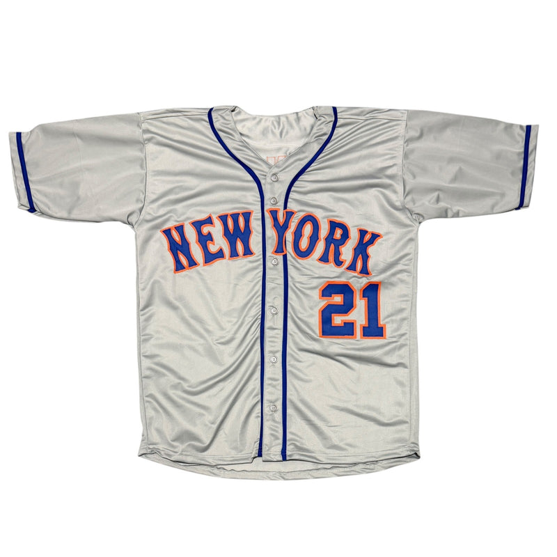 Cleon Jones Signed New York Mets Custom Baseball Jersey ('69 WSC)