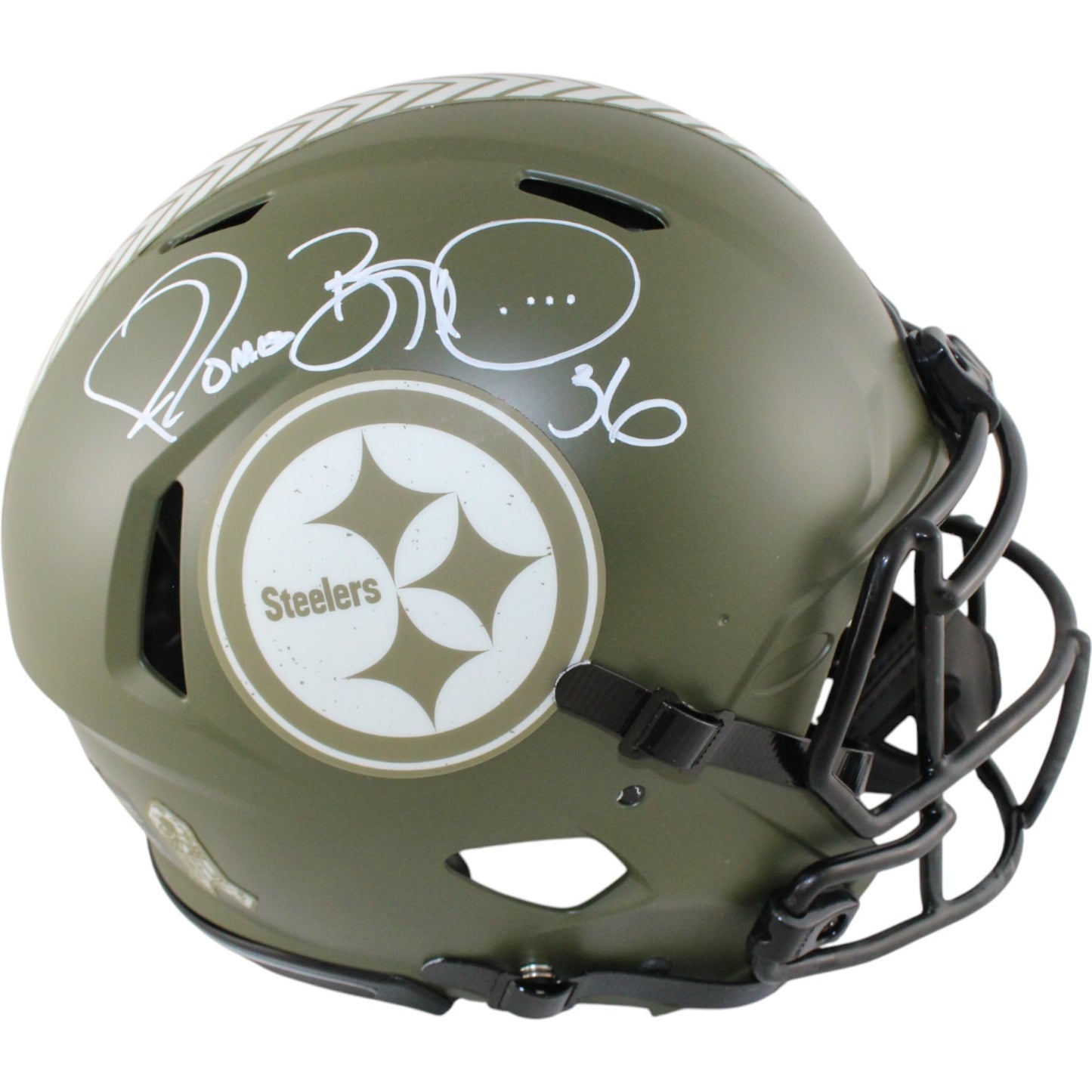 Jerome Bettis Signed Pittsburgh Steelers STS Authentic Full Size Helmet