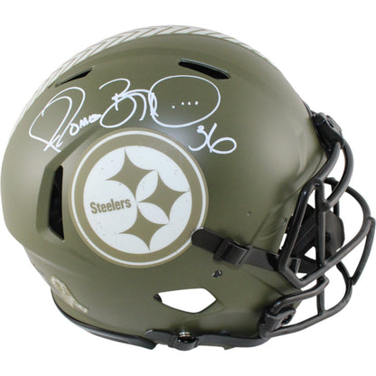 Jerome Bettis Signed Pittsburgh Steelers STS Authentic Full Size Helmet