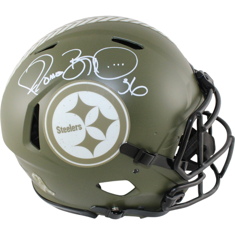 Jerome Bettis Signed Pittsburgh Steelers STS Authentic Full Size Helmet