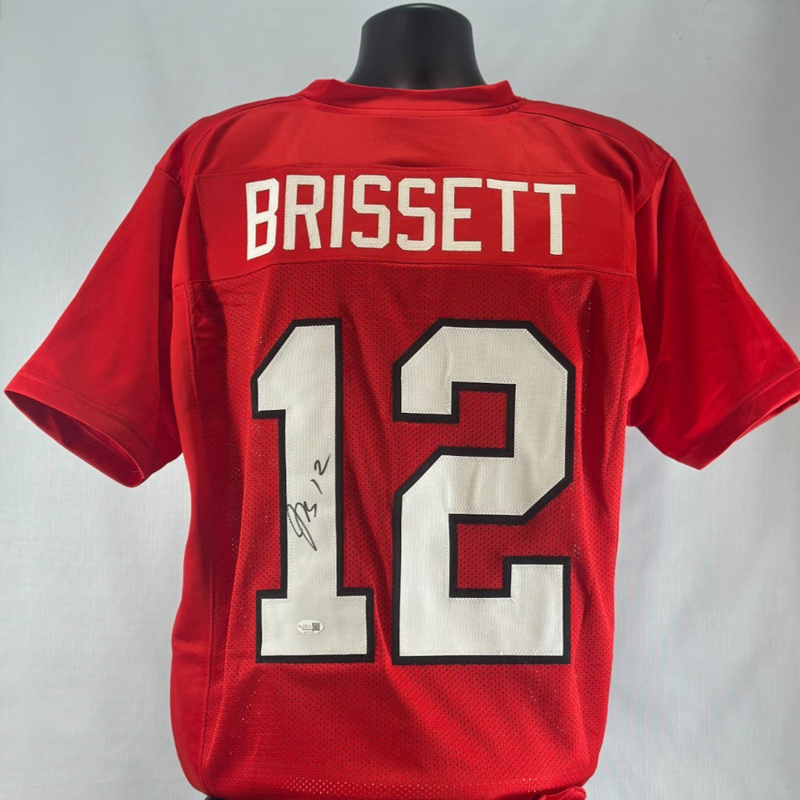 Jacoby Brissett Signed NC State Wolfpack Custom Red Jersey