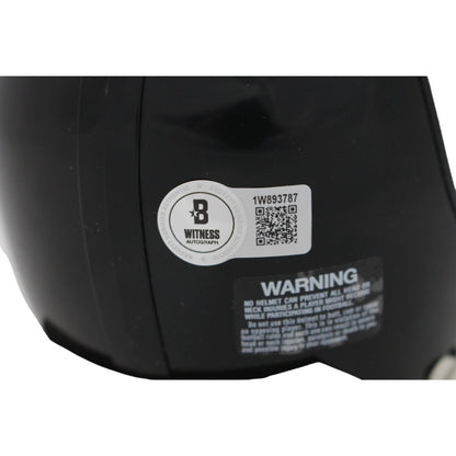 Deion Sanders Signed Atlanta Falcons VSR4 Throwback Mini Helmet HOF 2011