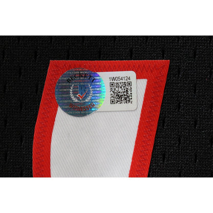 Allen Iverson Autographed Philadelphia 76ers Mitchell & Ness Black Jersey