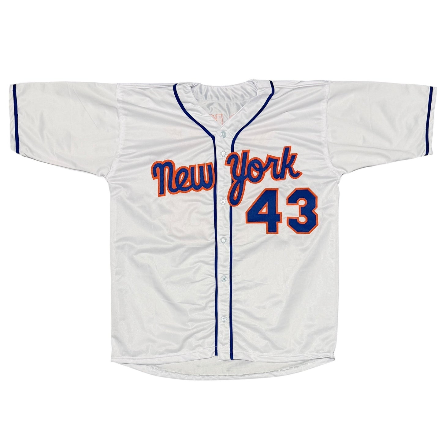 R.A. Dickey Signed New York Mets Custom White Jersey JSA
