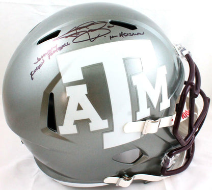 Johnny Manziel Signed Texas A&M Aggies Flash Speed Full Size Helmet