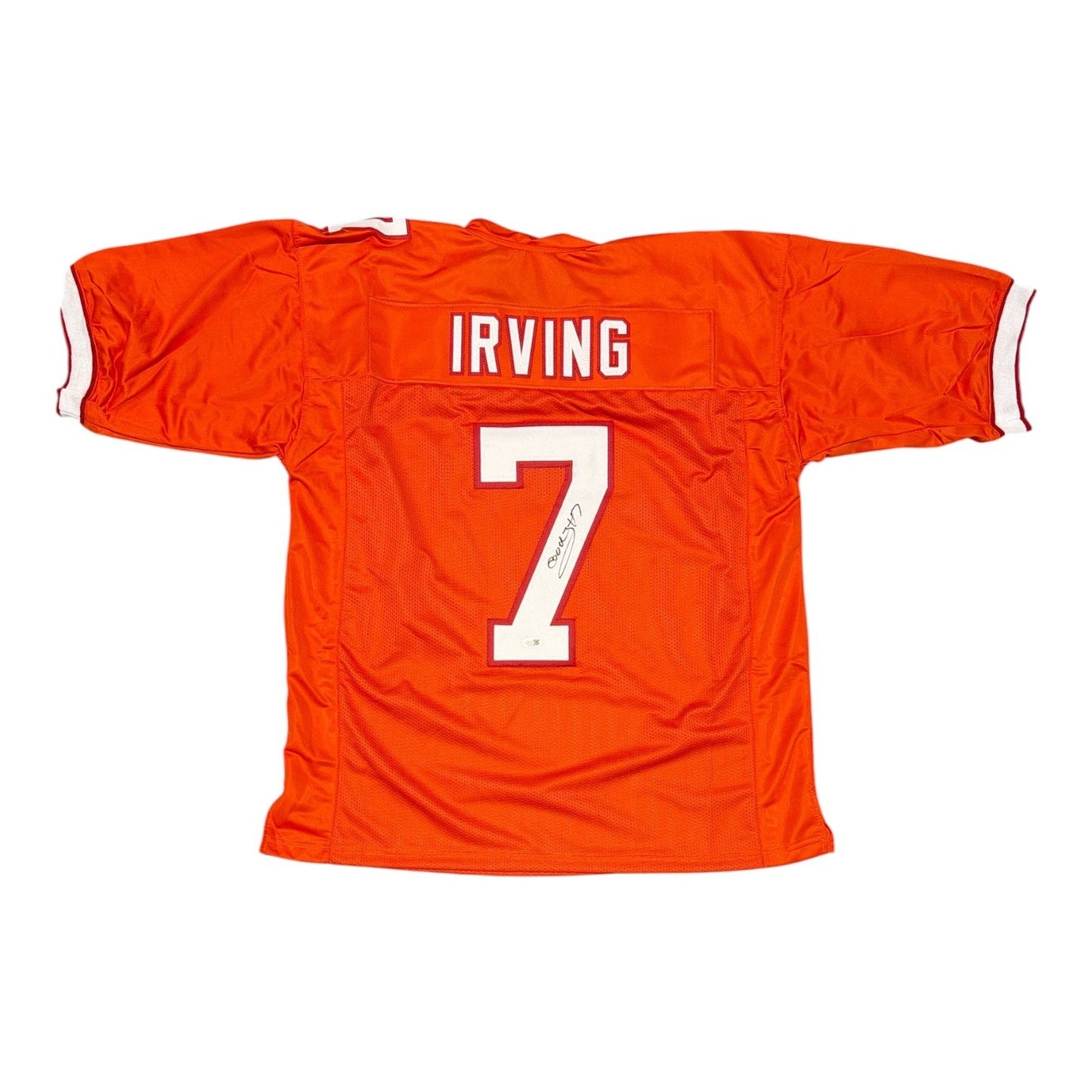 Bucky Irving Signed Tampa Bay Buccaneers Orange Custom Jersey
