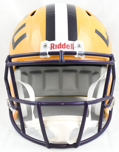 Justin Jefferson Autographed LSU Tigers Full Size Speed Helmet