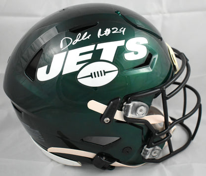 Darrelle Revis Signed New York Jets Full Size Speedflex Authentic Helmet