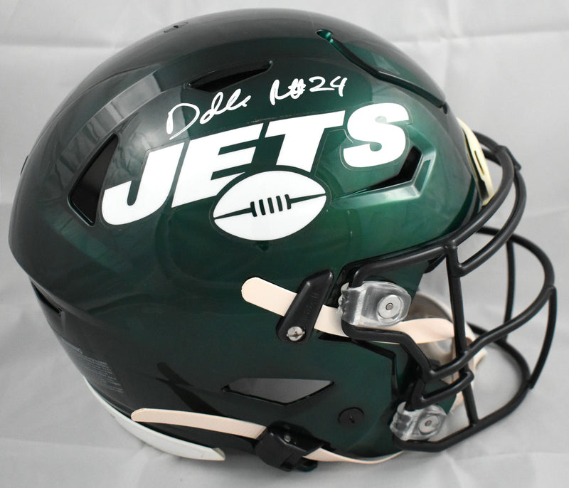 Darrelle Revis Signed New York Jets Full Size Speedflex Authentic Helmet
