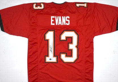 Mike Evans Autographed Tampa Bay Buccaneers Red Custom Jersey