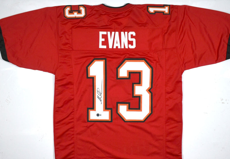Mike Evans Autographed Tampa Bay Buccaneers Red Custom Jersey