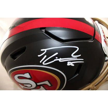 George Kittle Signed San Francisco 49ers Full Size Speedflex Rival Helmet
