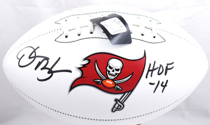 Derrick Brooks Autographed Tampa Bay Buccaneers Logo Football