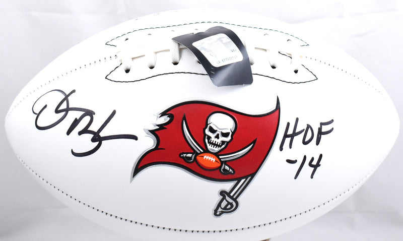 Derrick Brooks Autographed Tampa Bay Buccaneers Logo Football