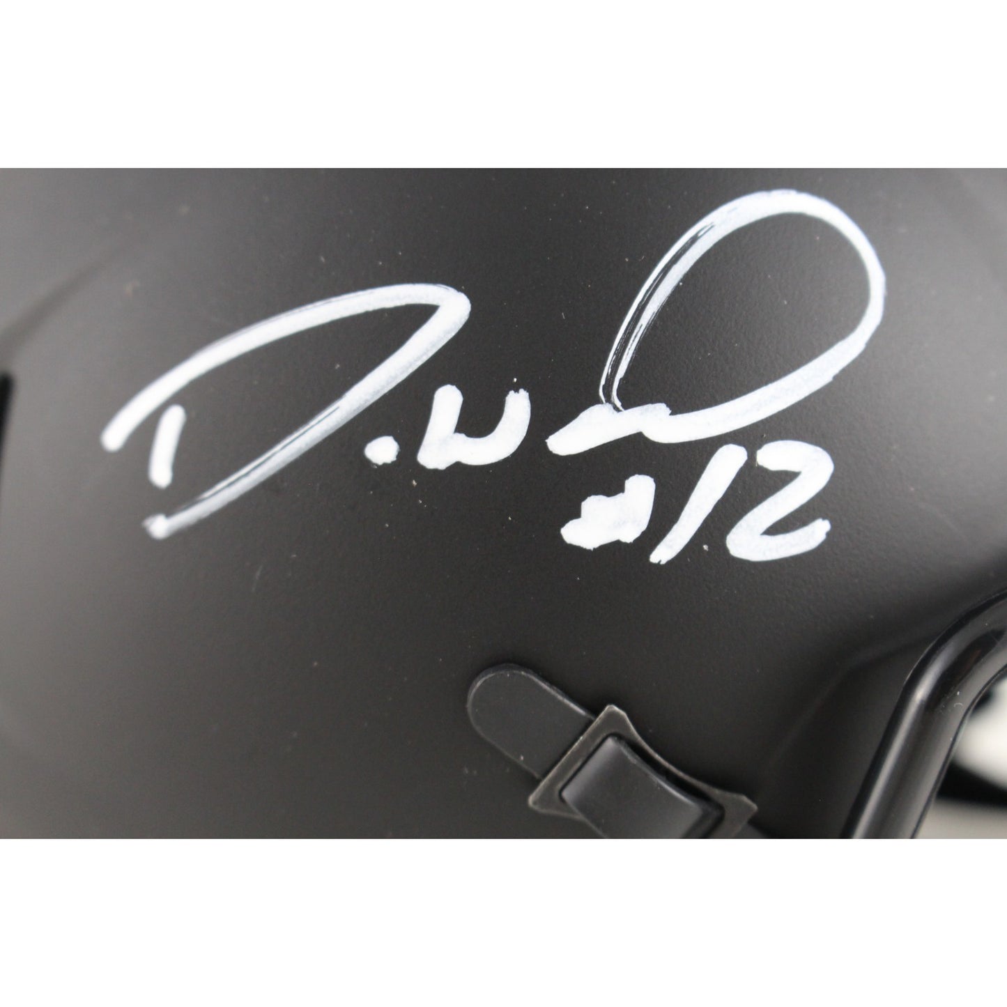 Denzel Ward Signed Ohio State Buckeyes Eclipse Mini Helmet JSA