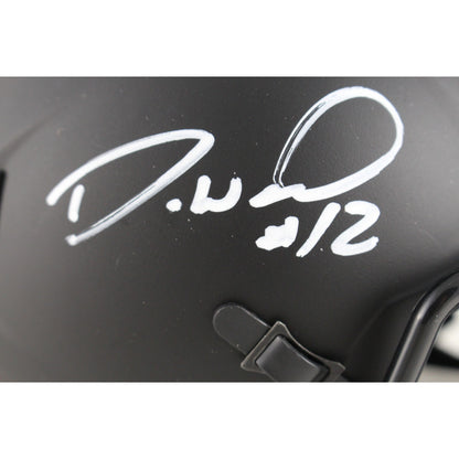 Denzel Ward Signed Ohio State Buckeyes Eclipse Mini Helmet JSA