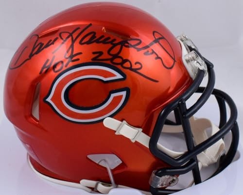 Dan Hampton Signed Chicago Bears Flash Speed Mini Helmet (HOF)