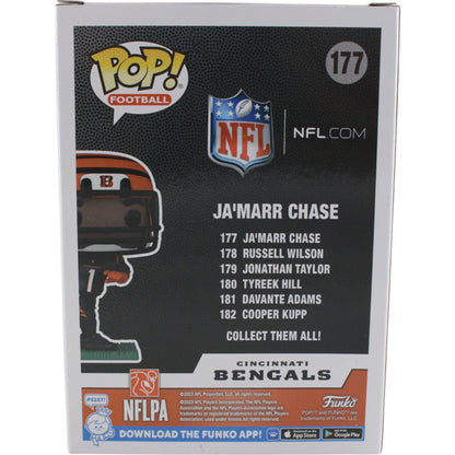 Ja'Marr Chase Cincinnati Bengals Autographed Funko Pop! #177