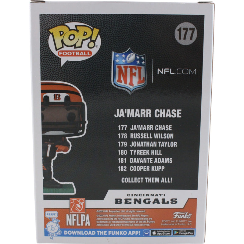 Ja'Marr Chase Cincinnati Bengals Autographed Funko Pop! #177
