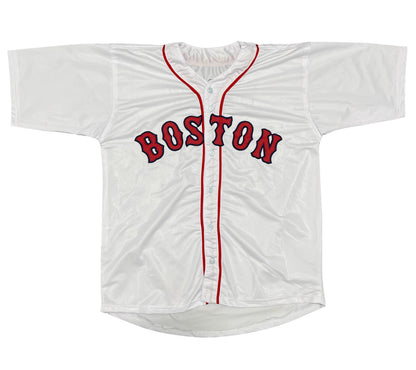 Wilyer Abreu Boston Red Sox Signed Custom White Jersey