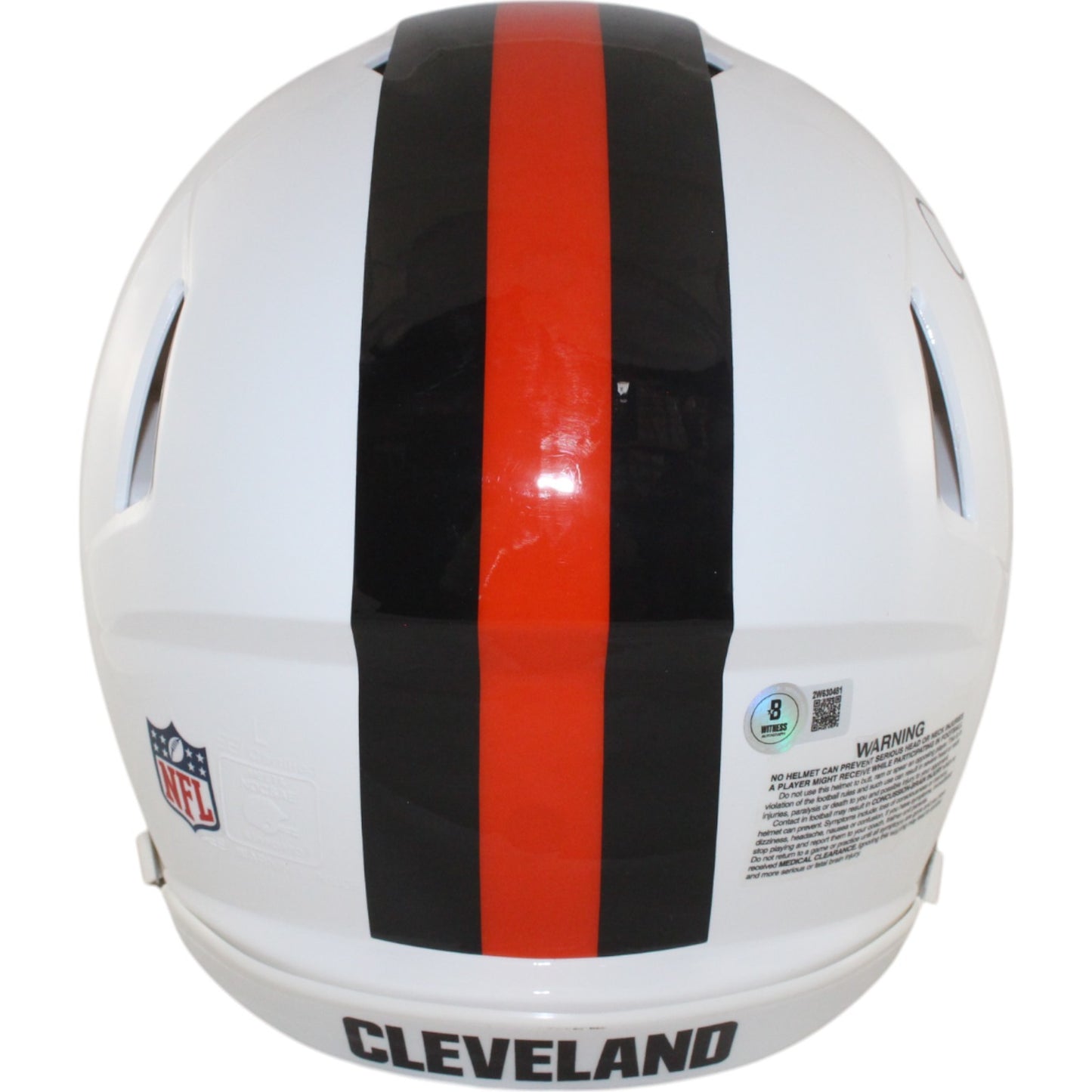Nick Chubb Cleveland Browns Autographed Full Size Authentic Alternate Helmet