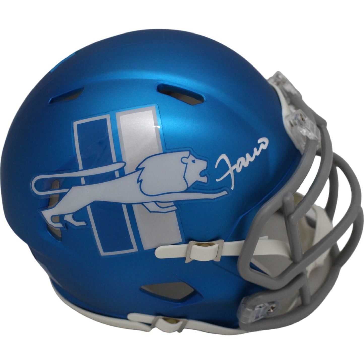 Jameson Williams Autographed Detroit Lions 2023 Alternate Mini Helmet