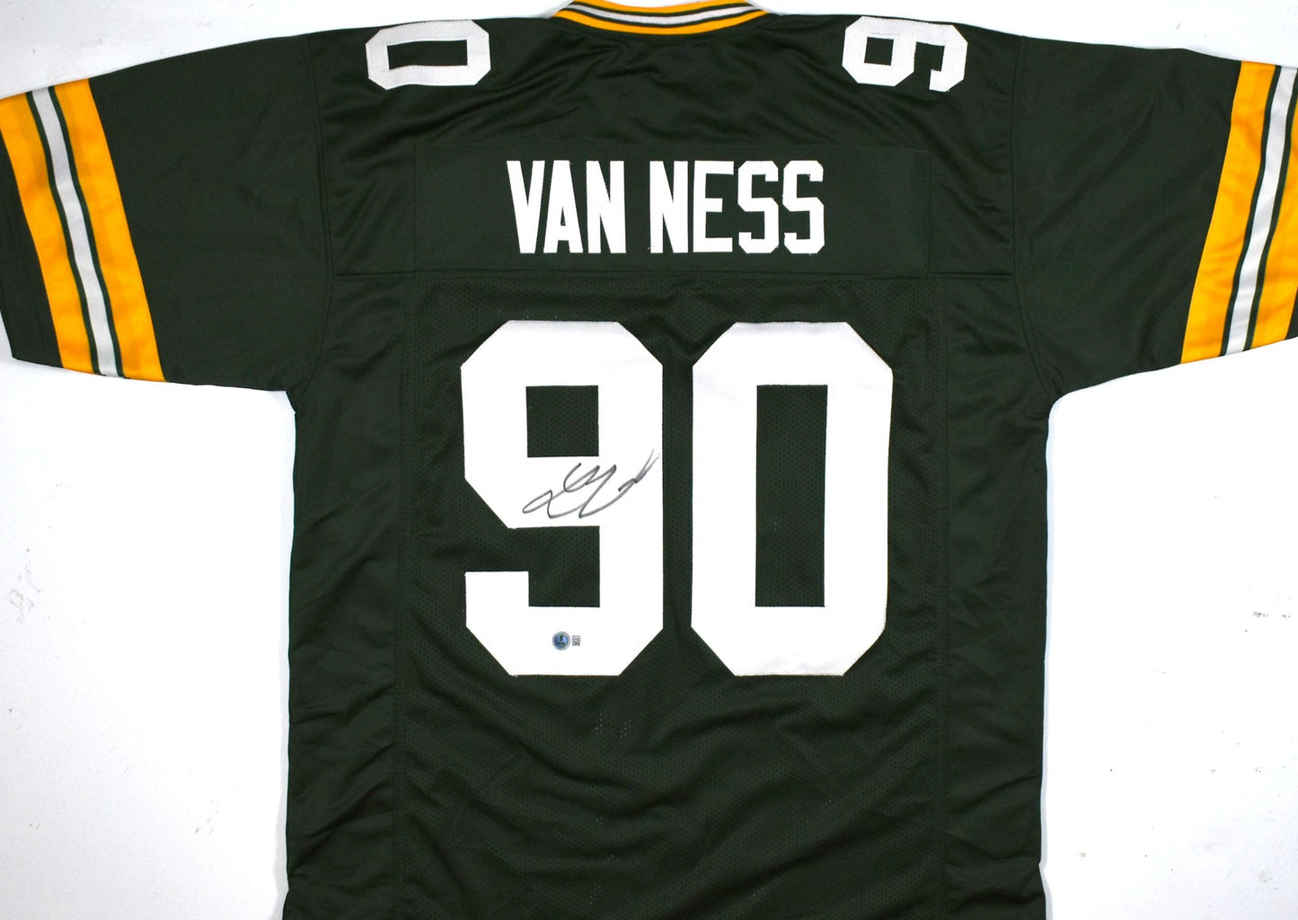 Lukas Van Ness Autographed Custom Black Jersey