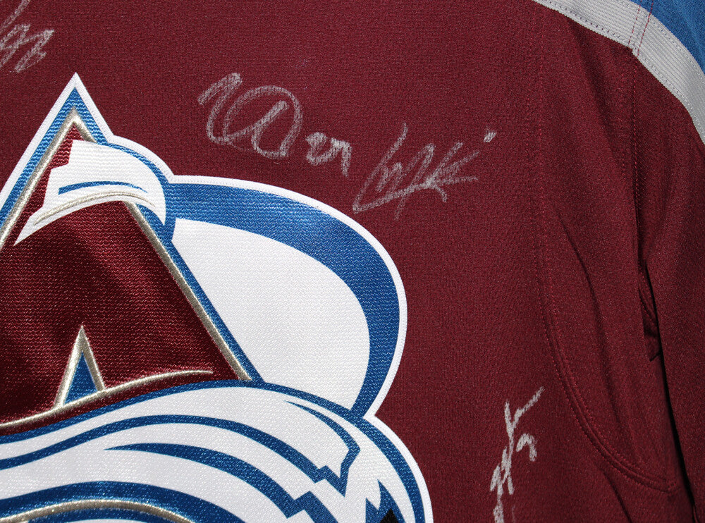Colorado Avalanche Team Signed Fanatics Jersey (20 Autographs)