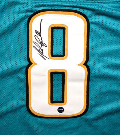 Mark Brunell Autographed Jacksonville Jaguars Style Teal Jersey