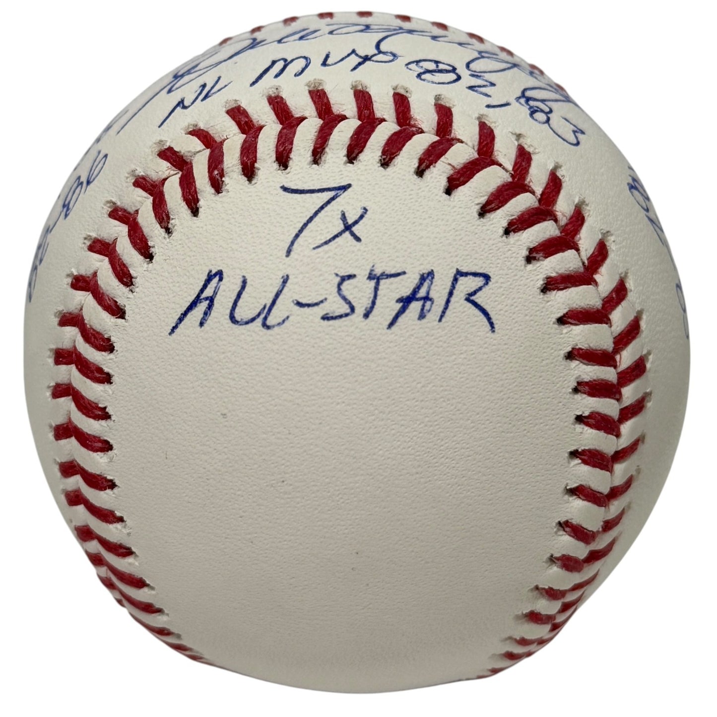 Dale Murphy Signed Atlanta Braves Official MLB Baseball (5 Inscriptions)