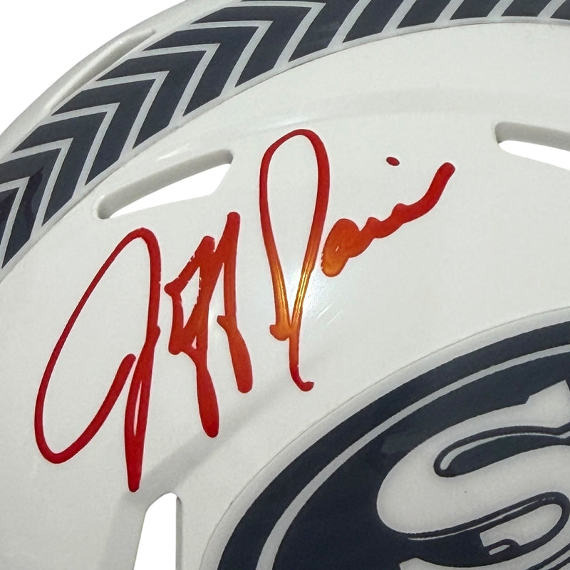 Jeff Garcia Signed San Francisco 49ers Salute to Service Mini Helmet