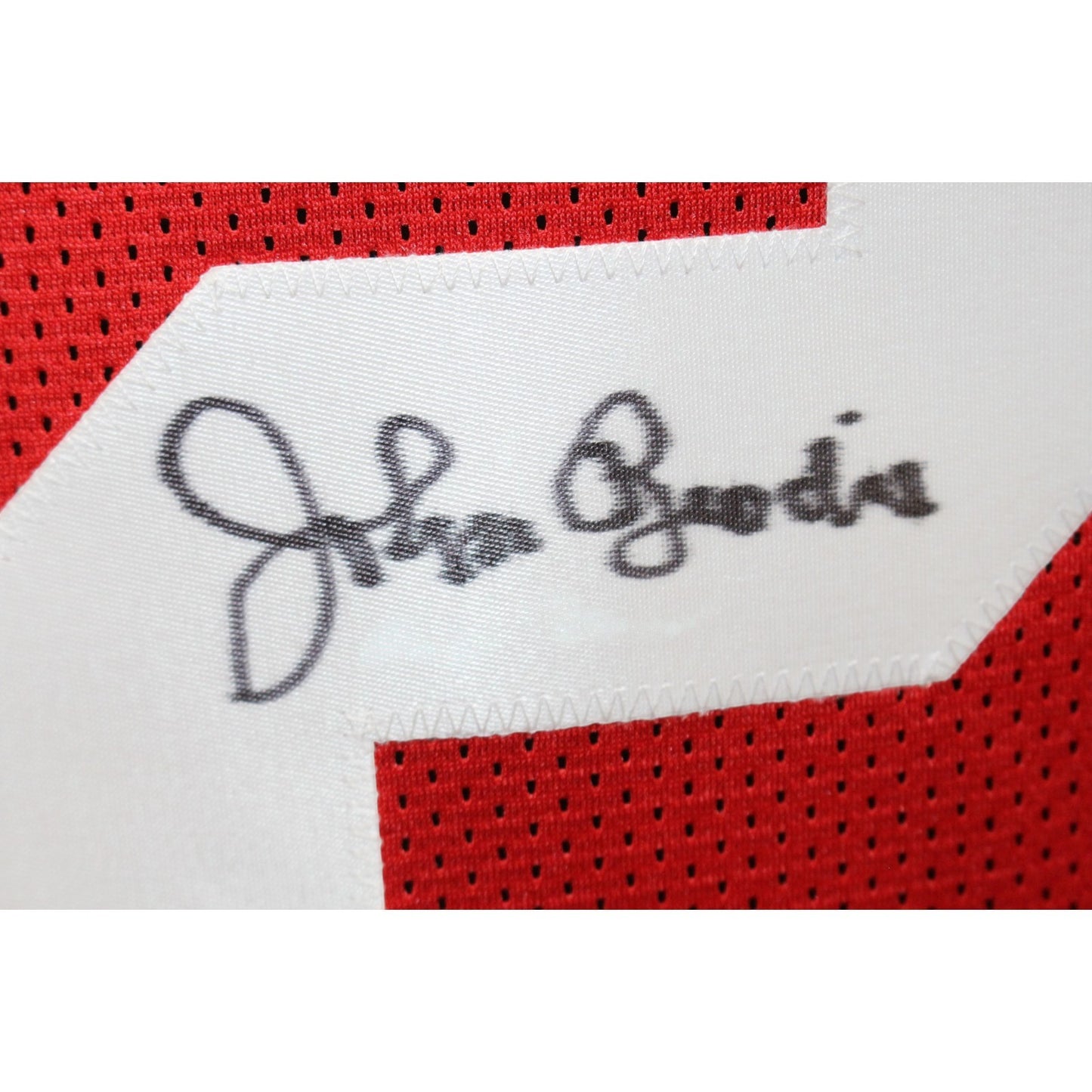 John Brodie Autographed San Francisco 49ers Style Red Jersey