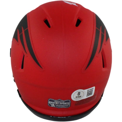 Rob Gronkowski Signed New England Patriots Rave Alternate Mini Helmet